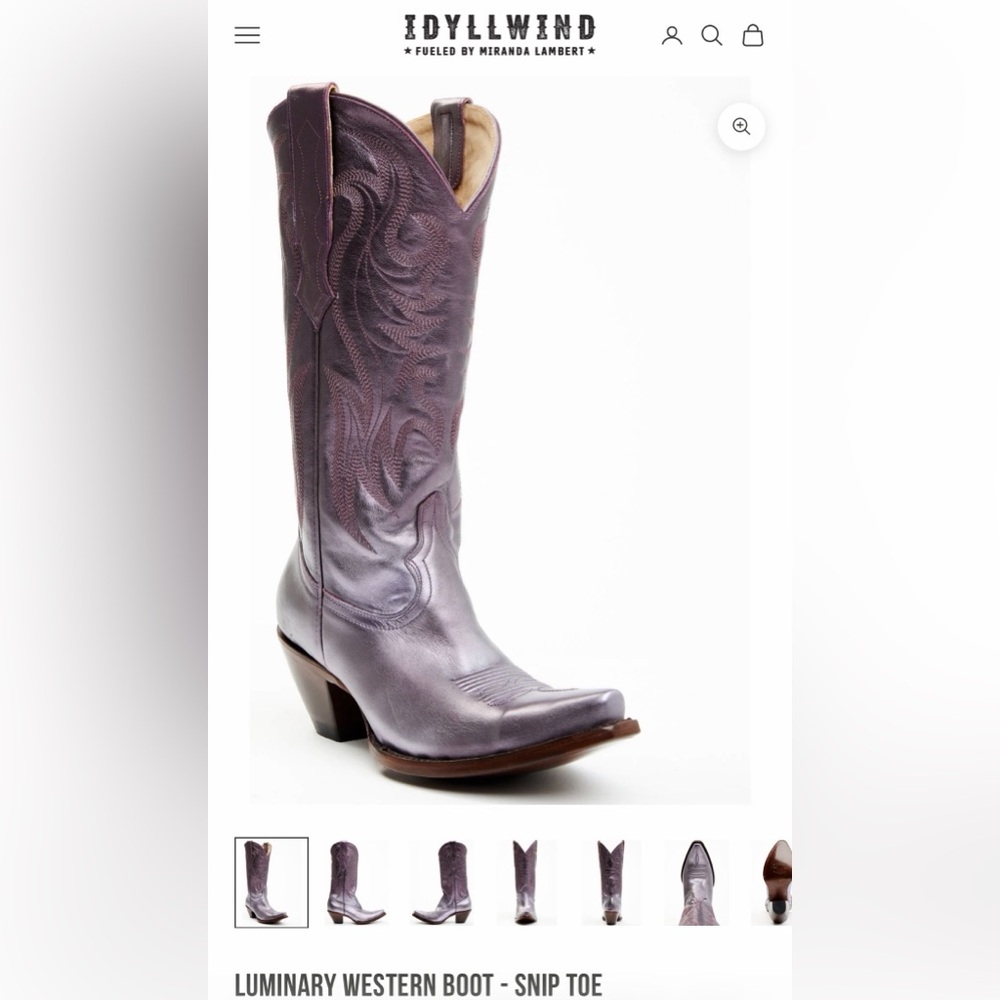 Idyllwind purple boots